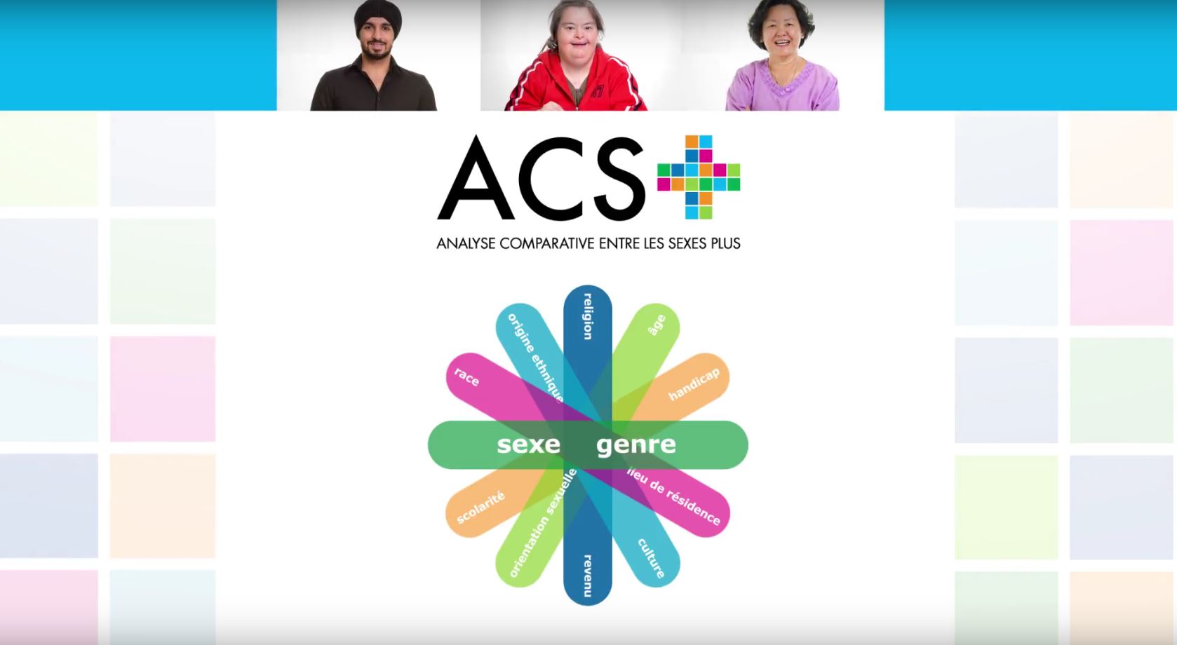 capture d'écran du vidéo Aperçu – L’ACS+ : Au-delà du sexe et du genre